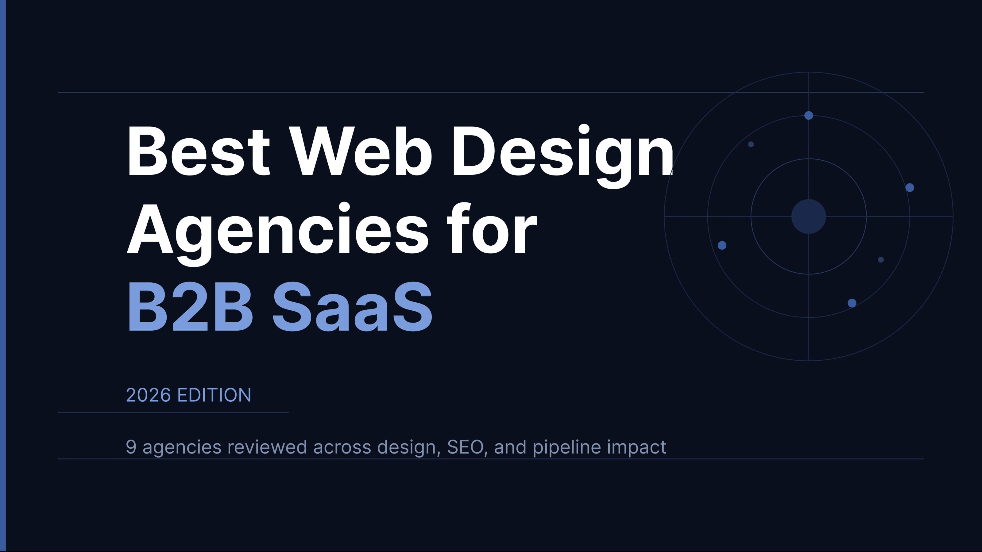 Best Web Design Agencies for B2B SaaS 2026