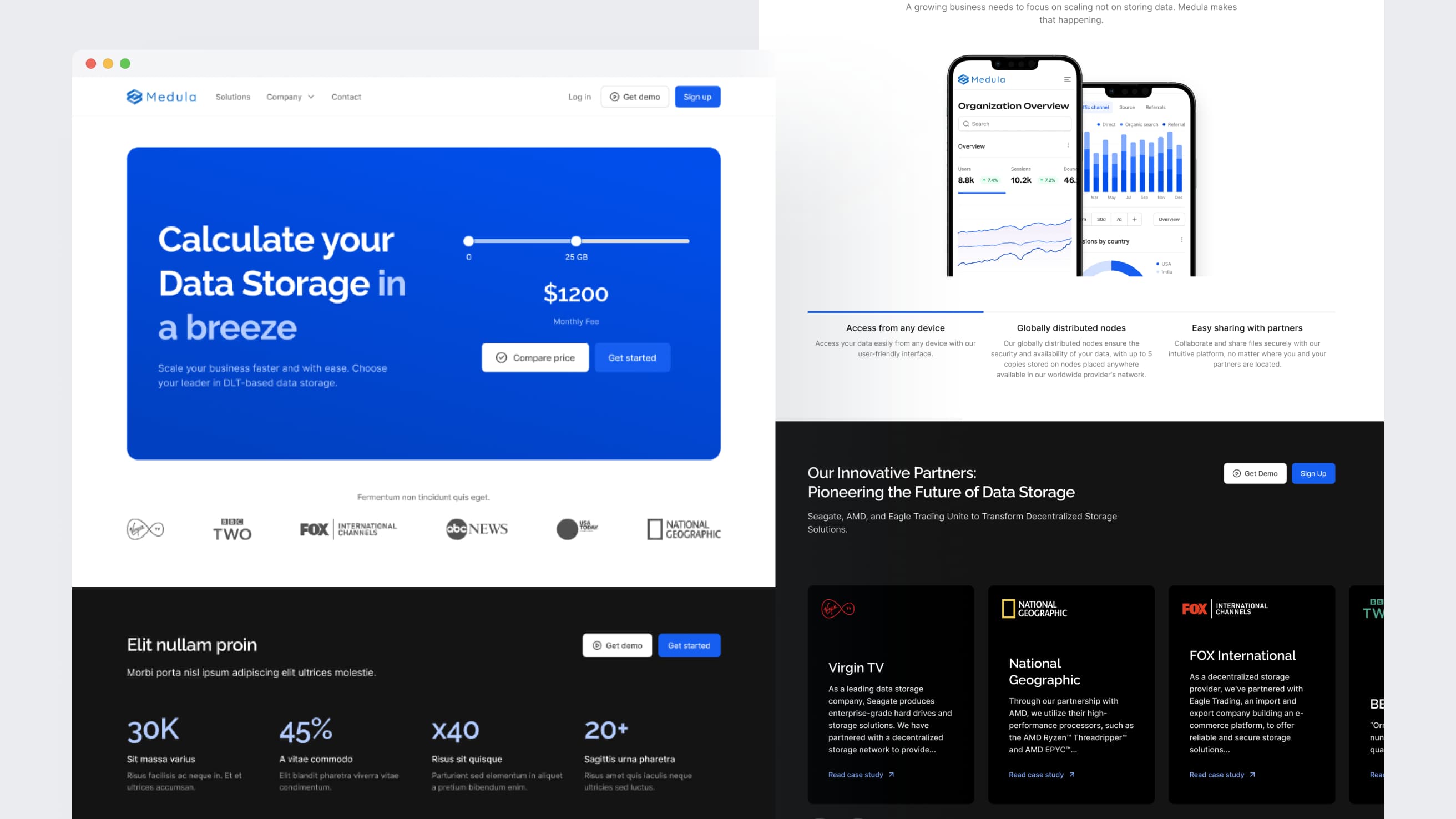 Cold Storage UX/UI & Webflow Design, built by Max Performance