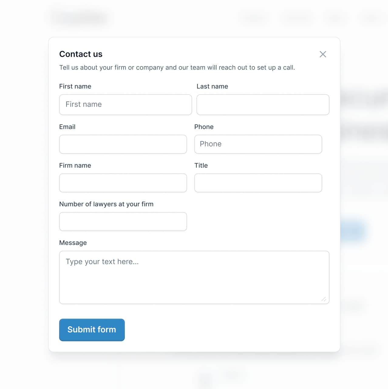 Web Design & Dashboard UI for Legal AI SaaS design detail