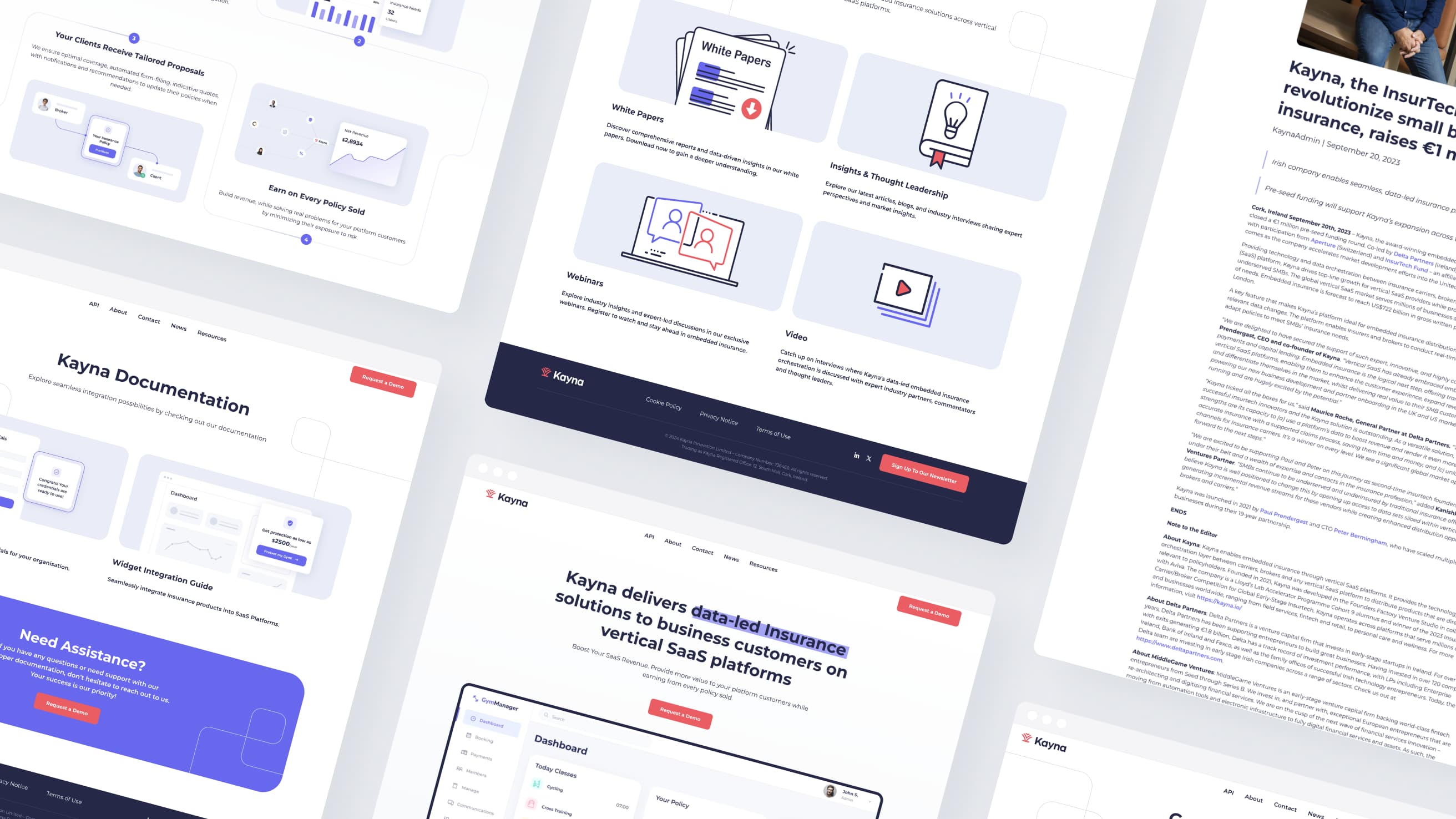 SaaS Web Development for Embedded Insurance Platform