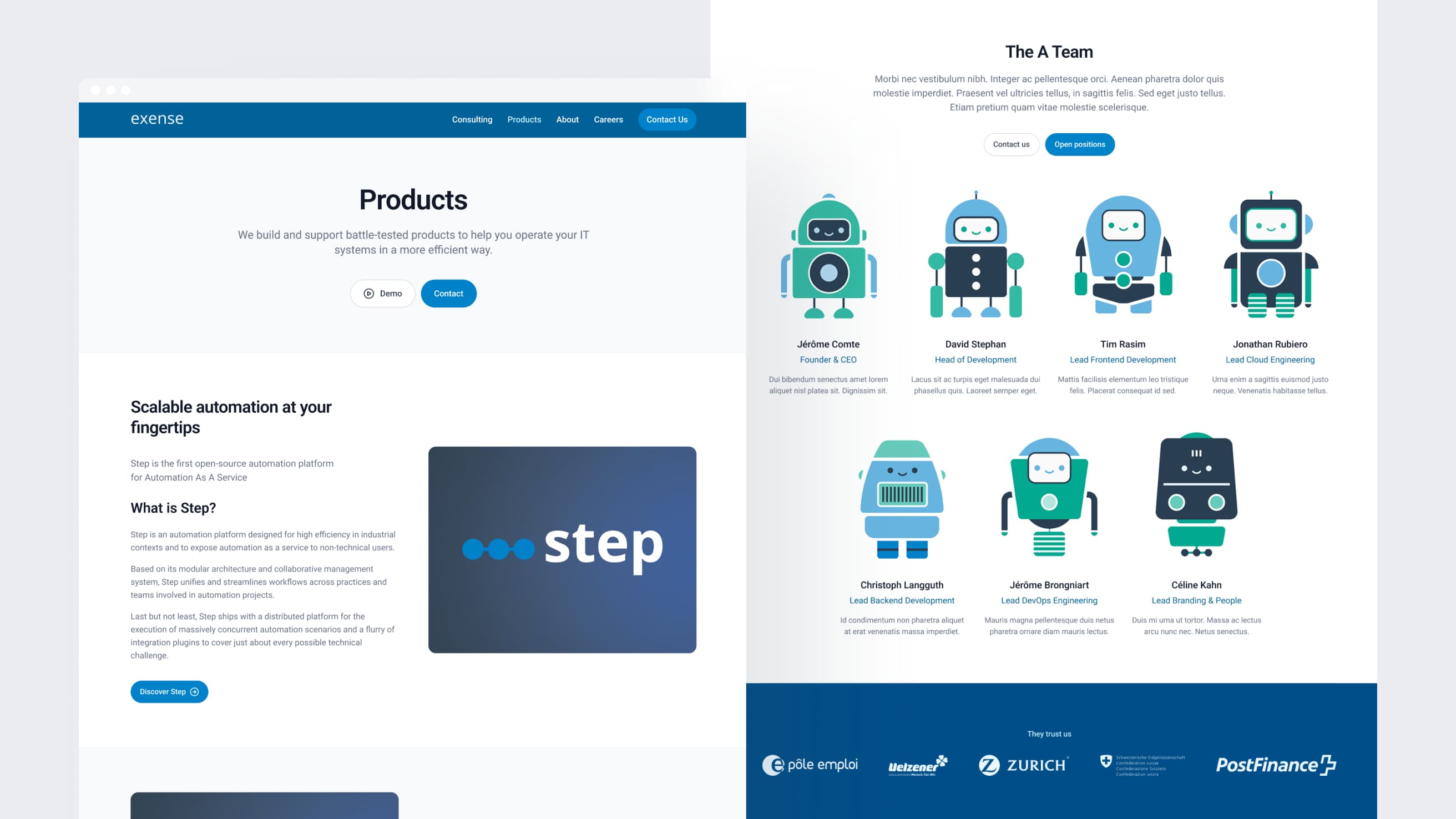 SaaS Automation Web Redesign responsive design