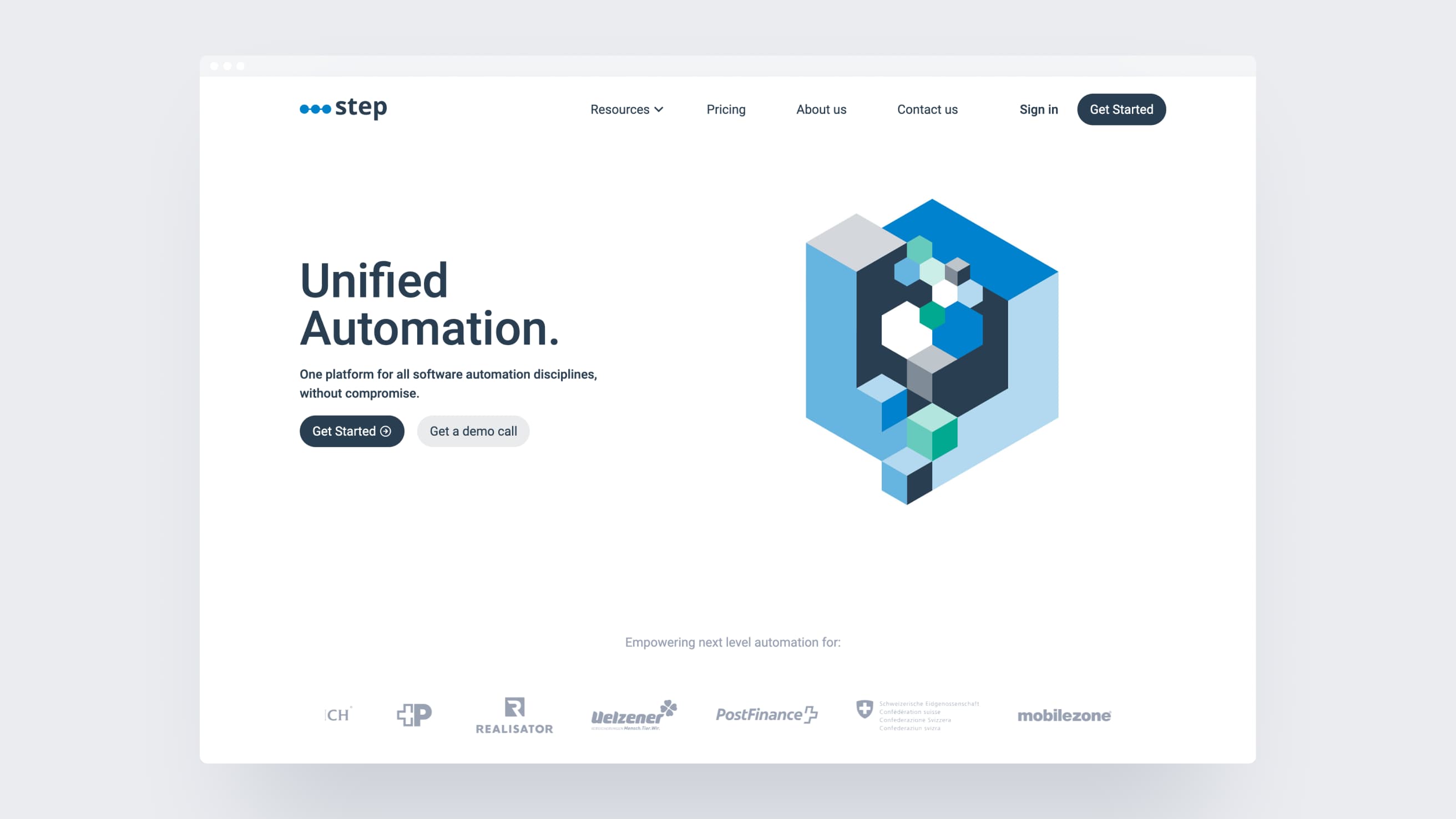 Webflow Design & Dev for Unified Automation SaaS responsive design